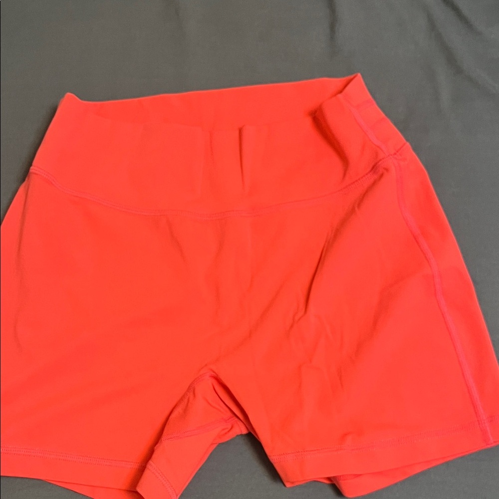 Women's Red Athletic Shorts